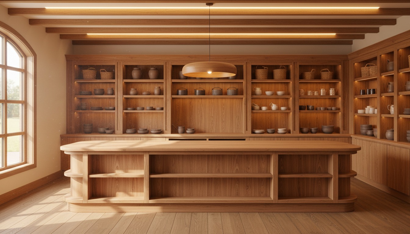 Ladenbau aus warmem Holz